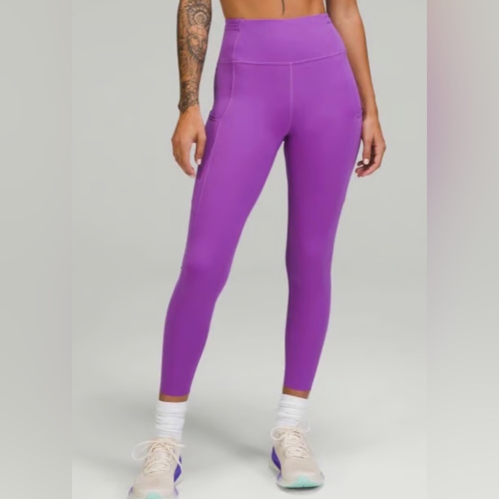 lululemon athletica Purple High-Rise Performance Leggings